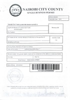 Single business permit